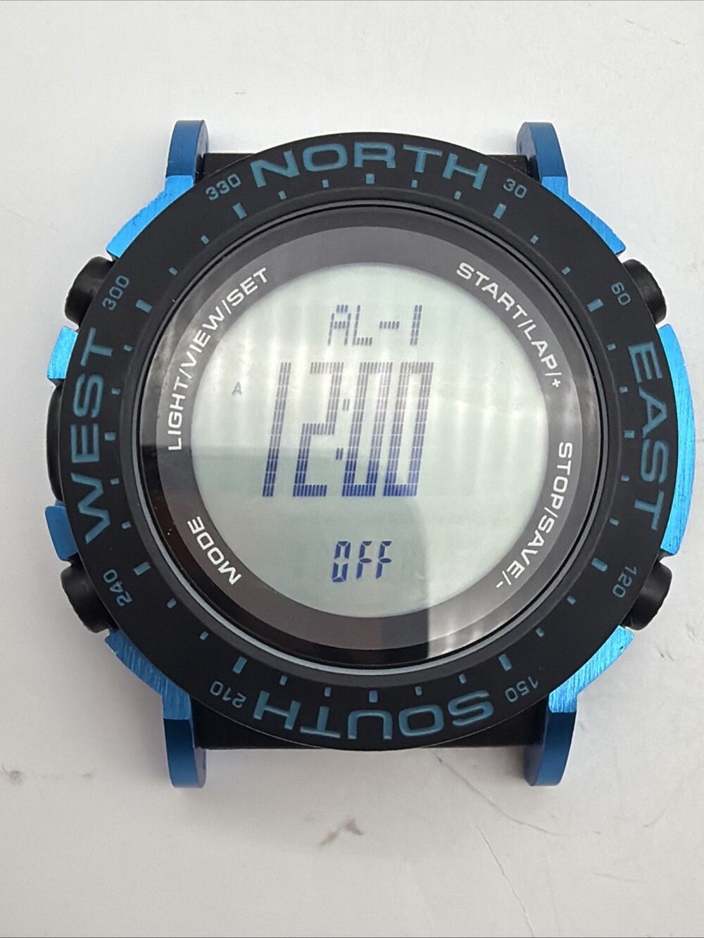 Columbia CT008 Men's Watch Treeline Silver Digital Running Needs Band/battery